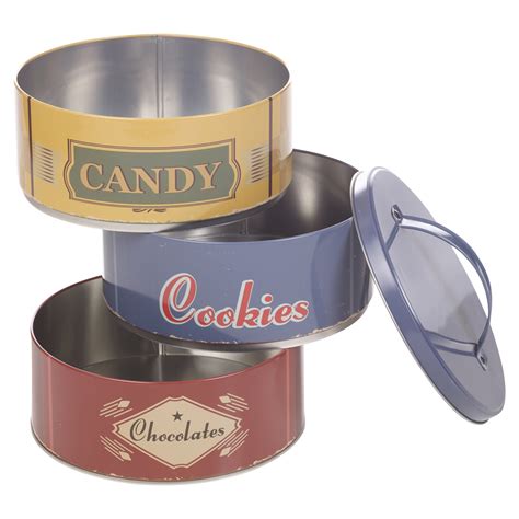 best cookies metal tin box|10 inch round cookie tins.